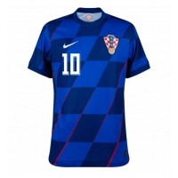 Chorvátsko Luka Modric #10 Vonkajší futbalový dres ME 2024 Krátky Rukáv